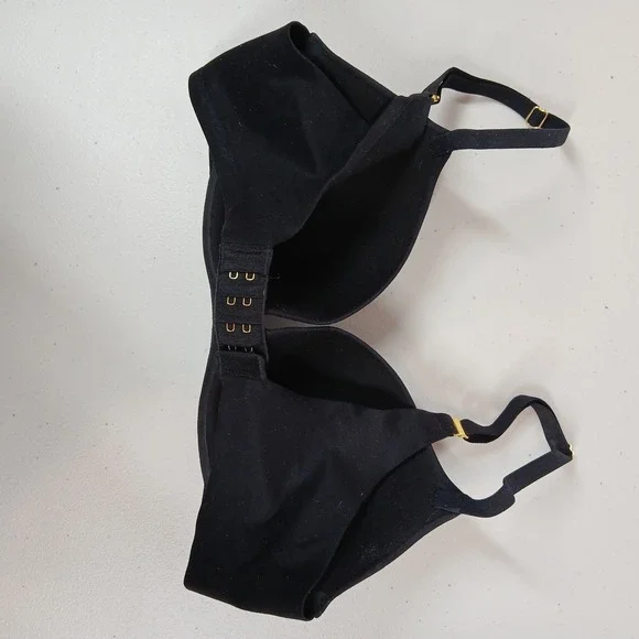 Bundle Victoria's Secret Bras Women 32D Black Nude White Demi T Shirt Bras - Picture 9 of 16